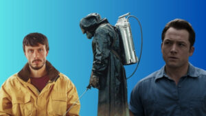 The image shows scenes from gripping TV shows based on true stories