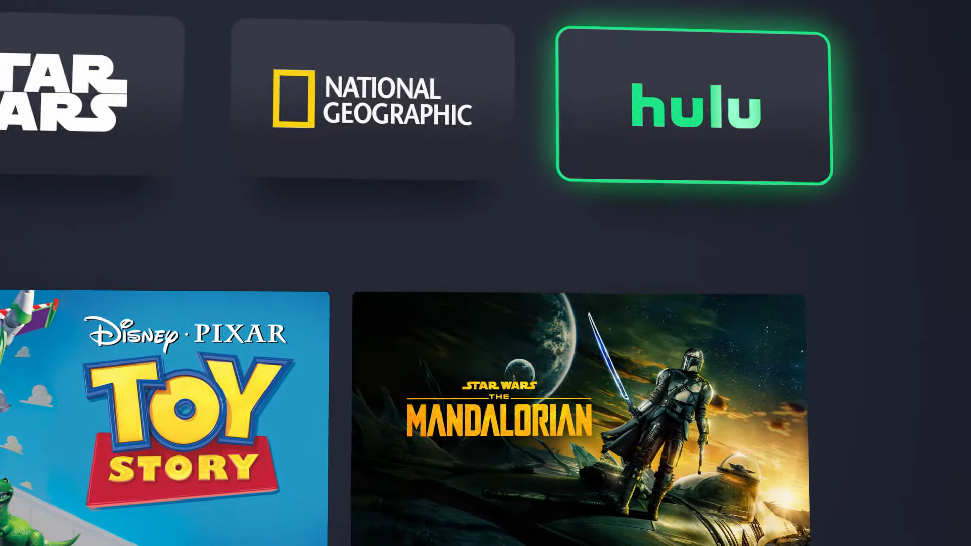 The Hulu interface showcasing the logo alongside popular content, representing the theme of hidden gems on Hulu