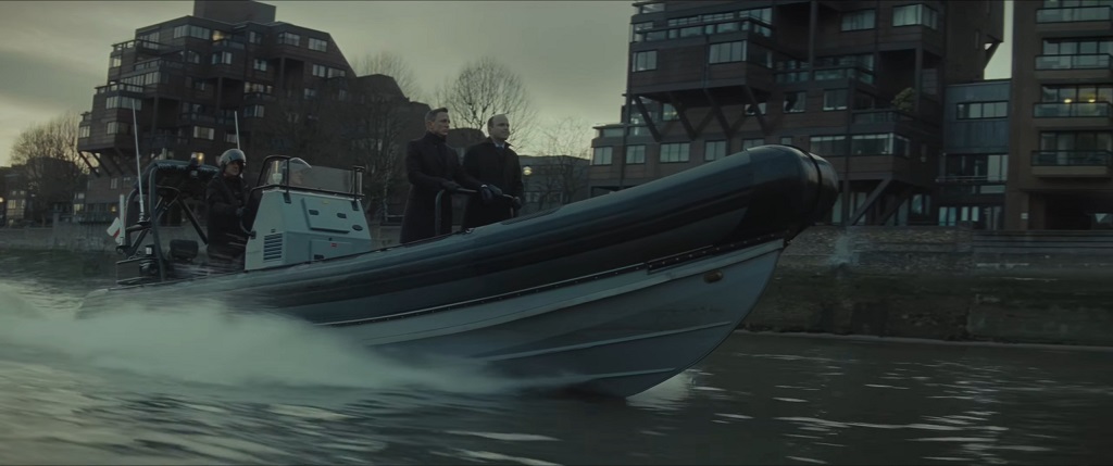 James Bond (Daniel Craig) speeds through London in Spectre, part of a sequence that helped drive the film’s $32 million vehicle destruction budget