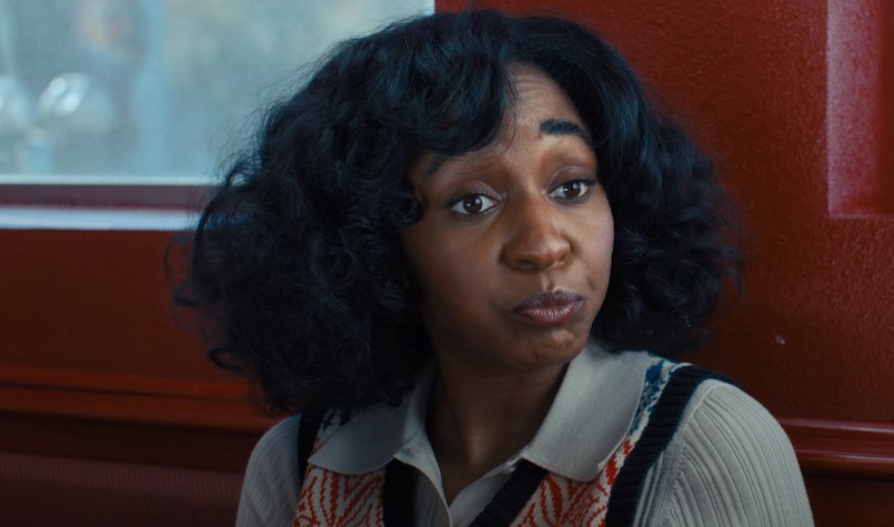 Ayo Edebiri acting in a movie scene